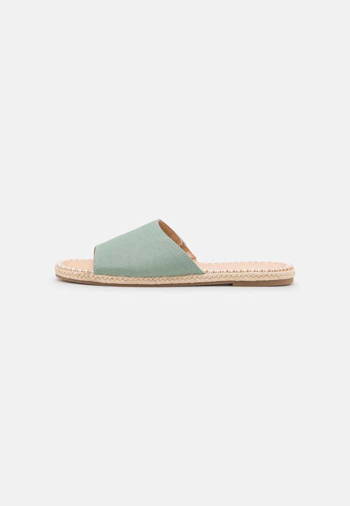 Mules Anna Field Plates Slip on Menthe Femme | PKY-9407561